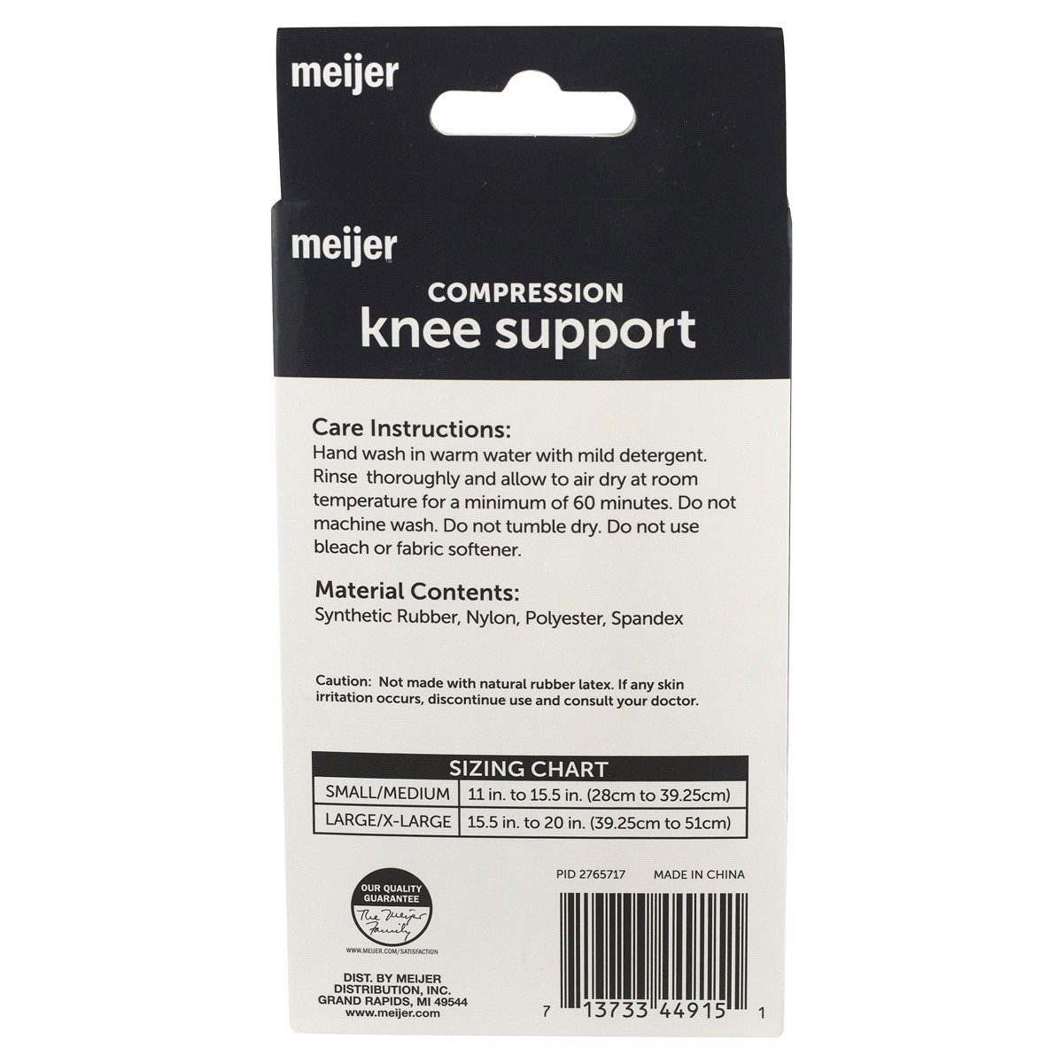slide 2 of 2, Meijer Knee Brace - Large/X-Large, 1 Brace, l/xlarge