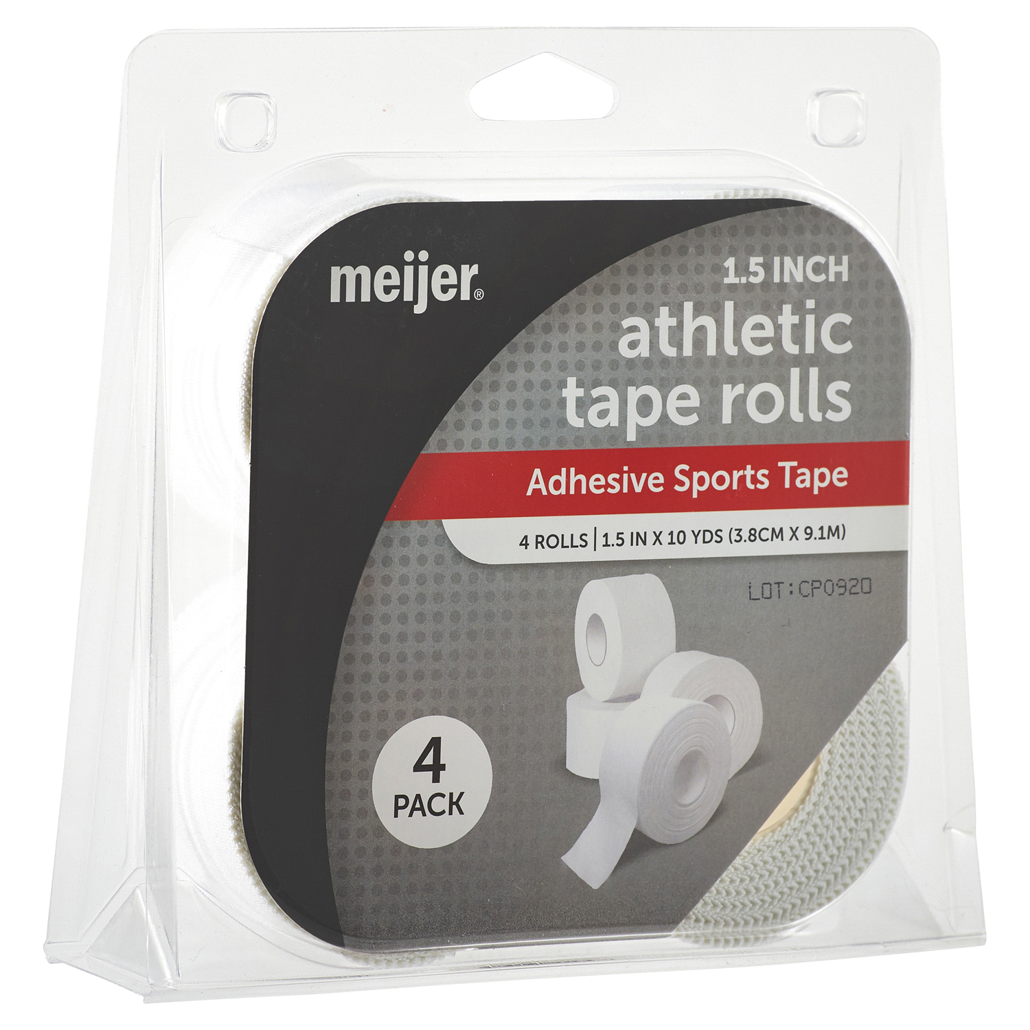 slide 4 of 5, MEIJER SPORT TAPE, 4 ct