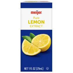 Meijer Extract Lemon Pure, oz - 1 oz