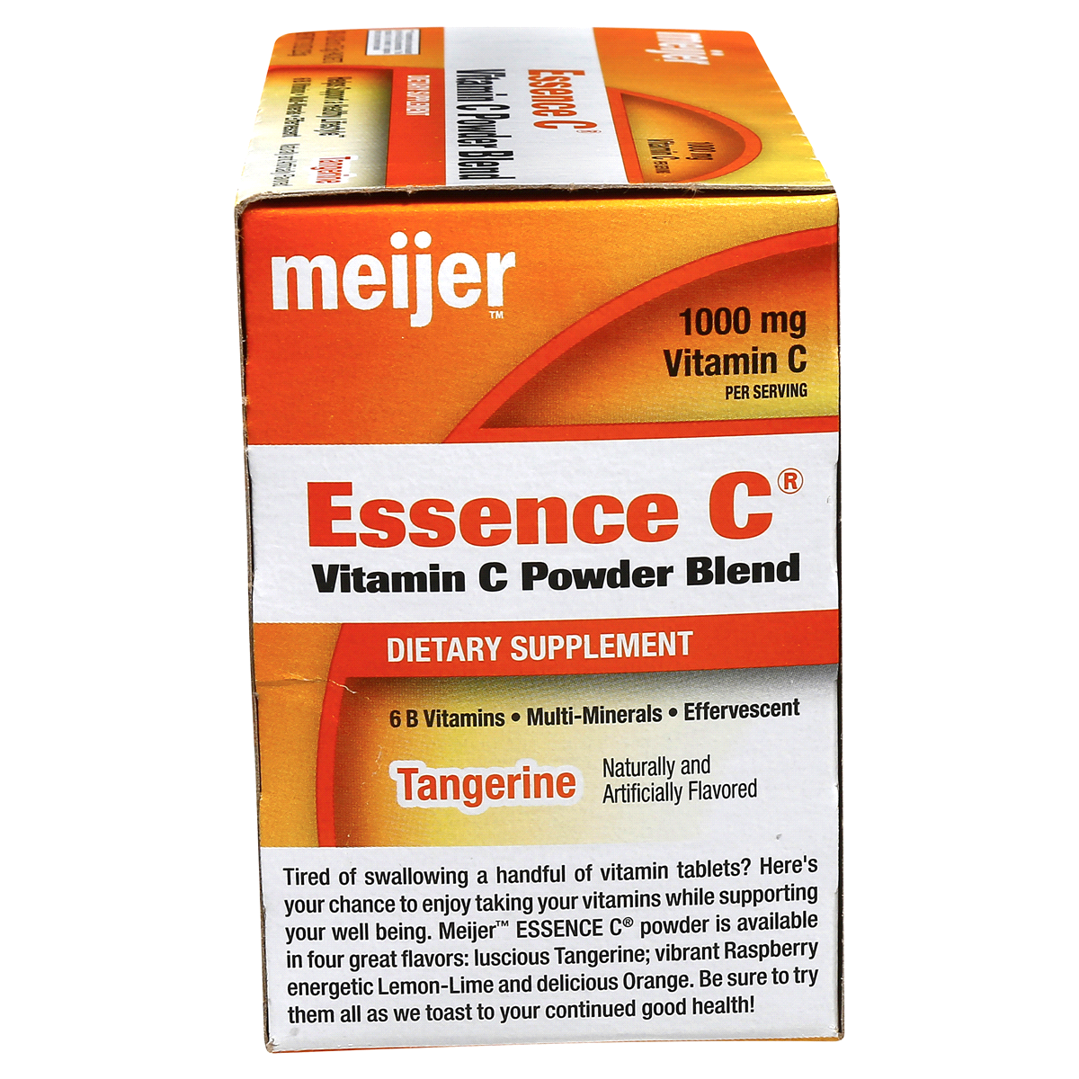 slide 4 of 7, Meijer Essence C Vitamin C Powder Blend, Tangerine, 30 ct