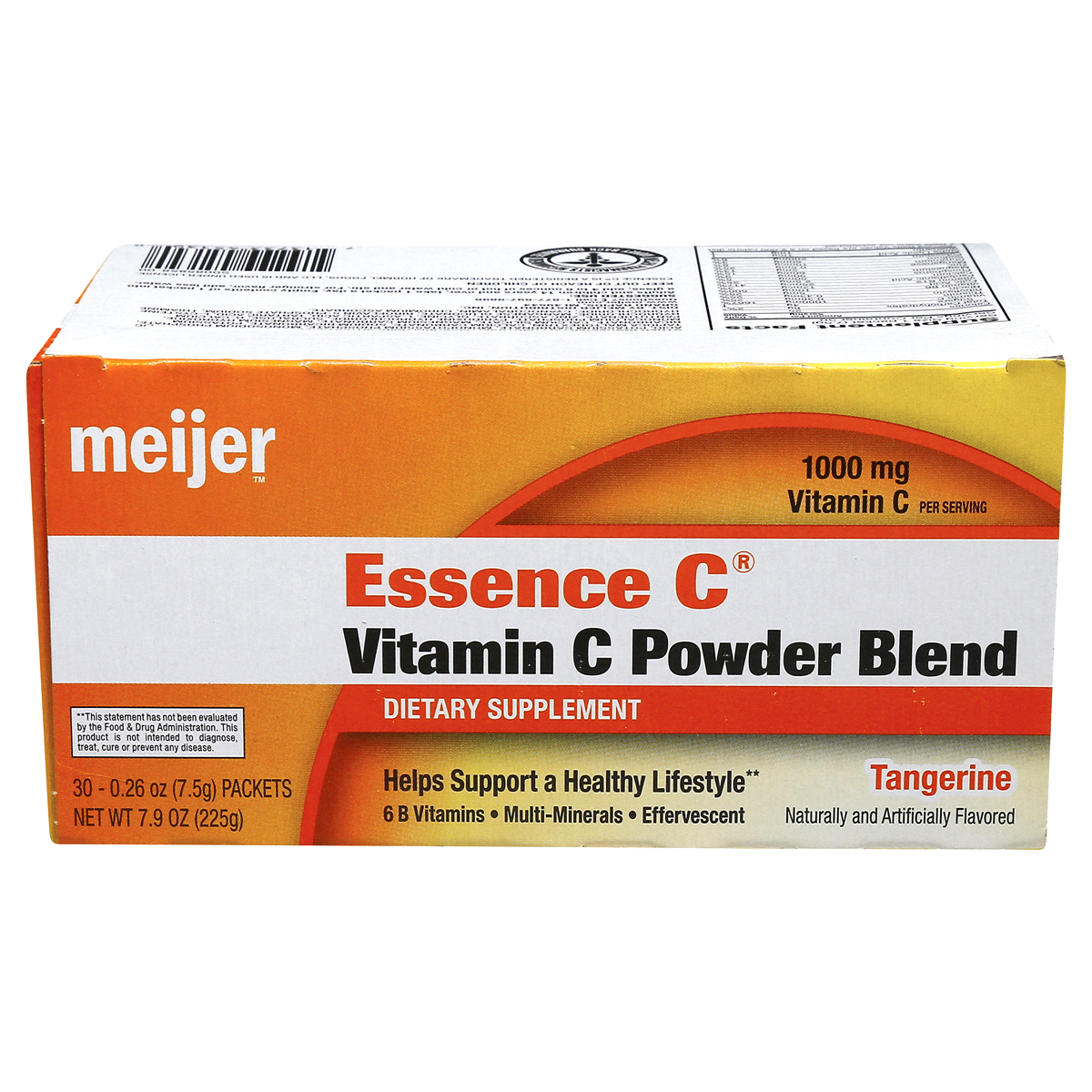 slide 2 of 7, Meijer Essence C Vitamin C Powder Blend, Tangerine, 30 ct