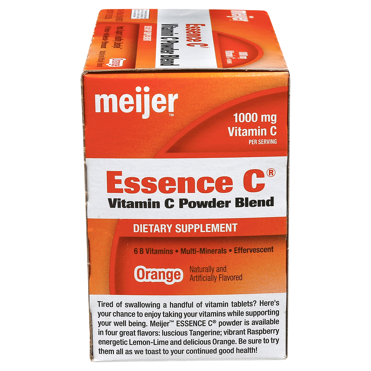 slide 7 of 7, Meijer Essence C Vitamin C Powder Blend, Orange, 30 ct