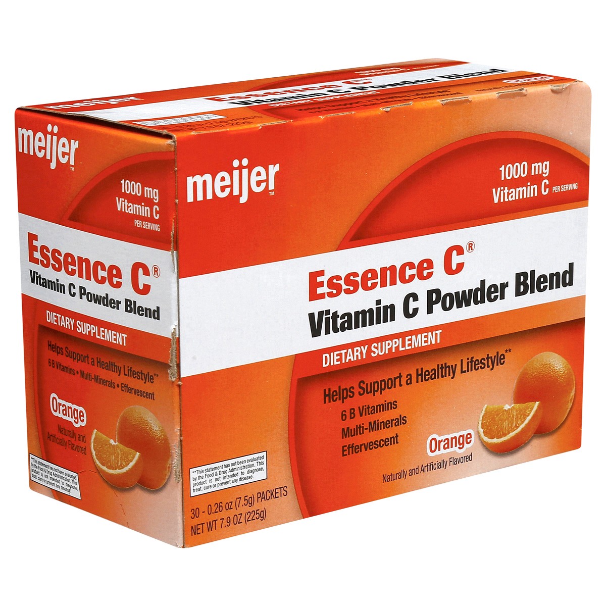 slide 5 of 7, Meijer Essence C Vitamin C Powder Blend, Orange, 30 ct