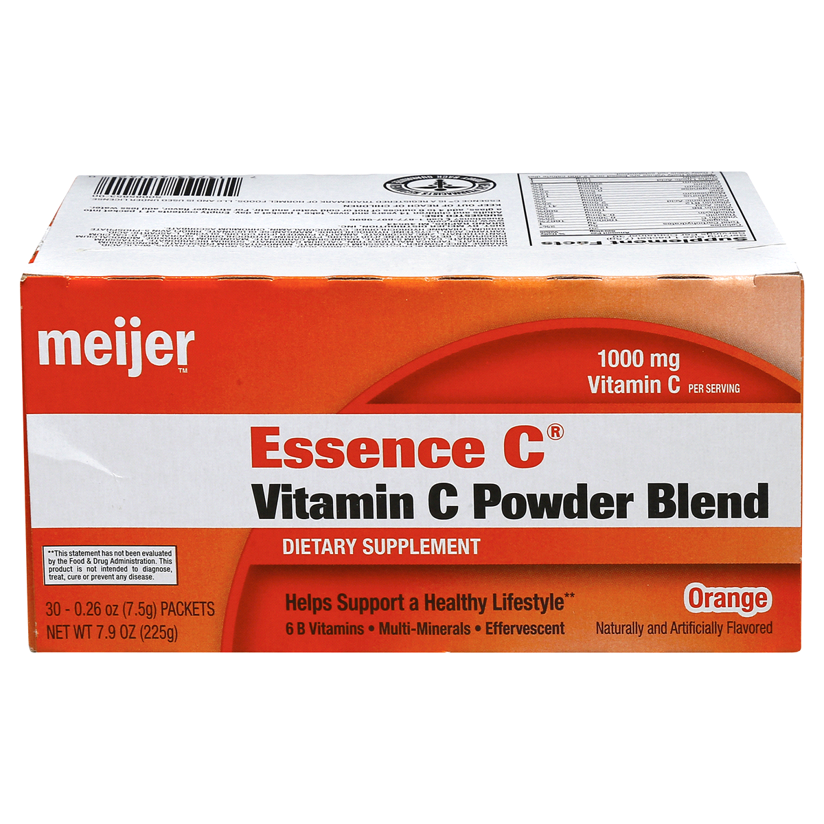 slide 6 of 7, Meijer Essence C Vitamin C Powder Blend, Orange, 30 ct