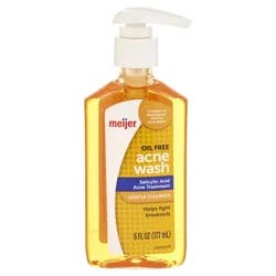 Meijer Oil-Free Deep Cleaning Acne Wash, 6 Fl Oz