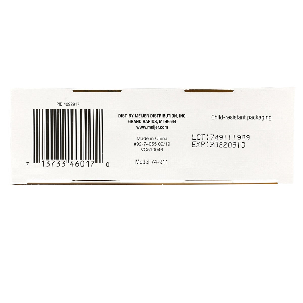 slide 3 of 3, Meijer Lidocaine Anesthetic Patch, 5 ct