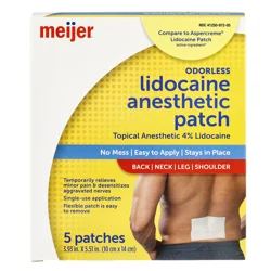 Meijer Lidocaine Anesthetic Patch