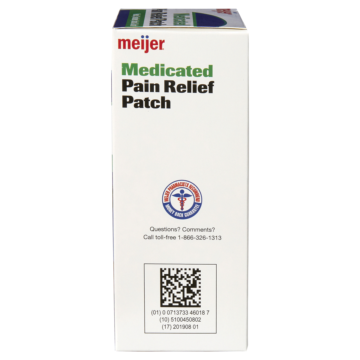 slide 4 of 4, Meijer Medicated Pain Relief Patch, 60 ct