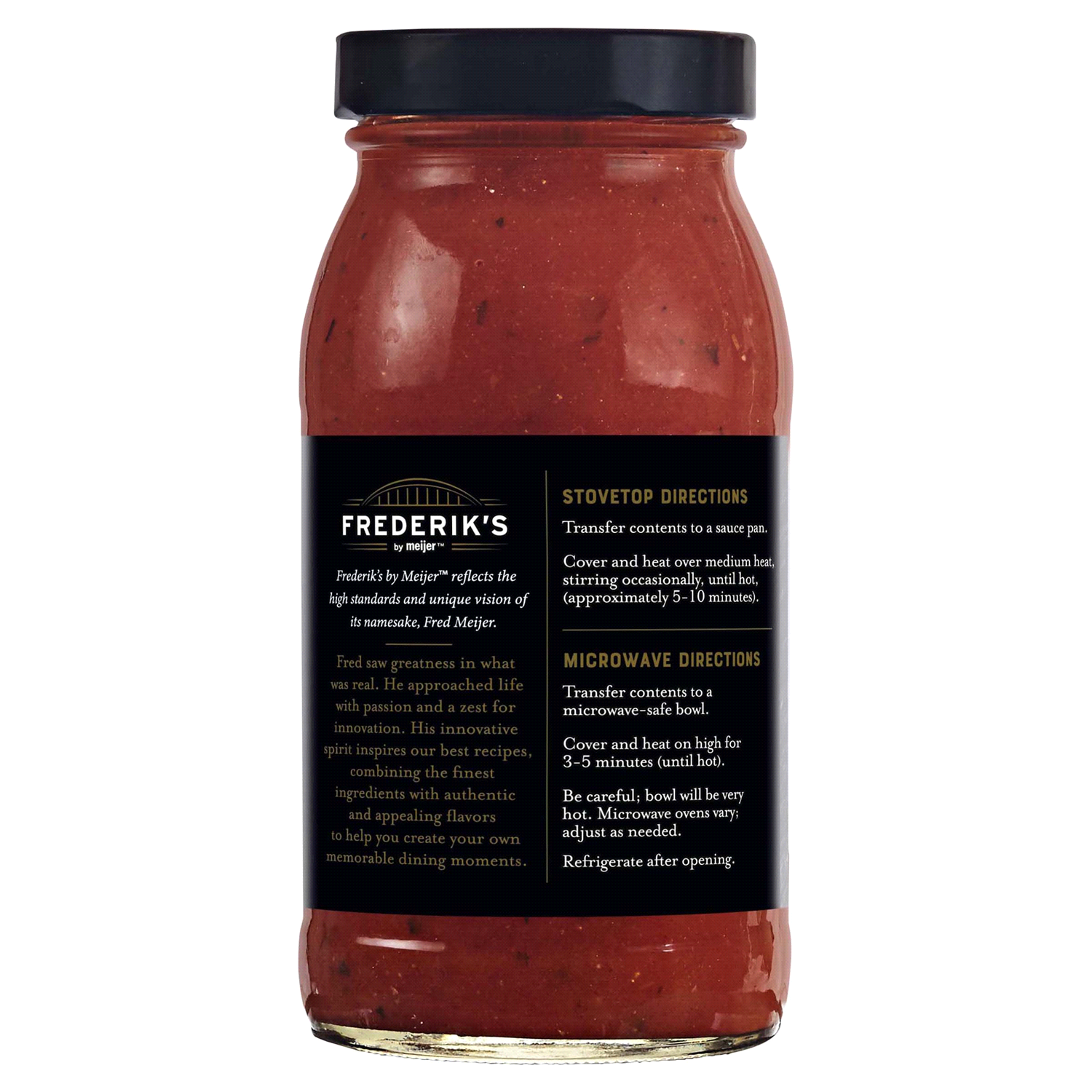 slide 2 of 3, FREDERIKS BY MEIJER Frederik's Six Cheese Pasta Sauce - 25.5 oz, 25.5 oz