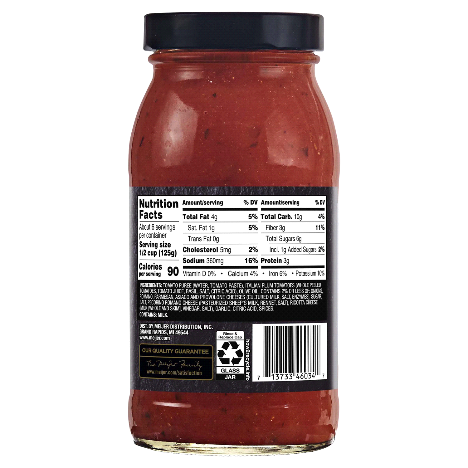 slide 3 of 3, FREDERIKS BY MEIJER Frederik's Six Cheese Pasta Sauce - 25.5 oz, 25.5 oz