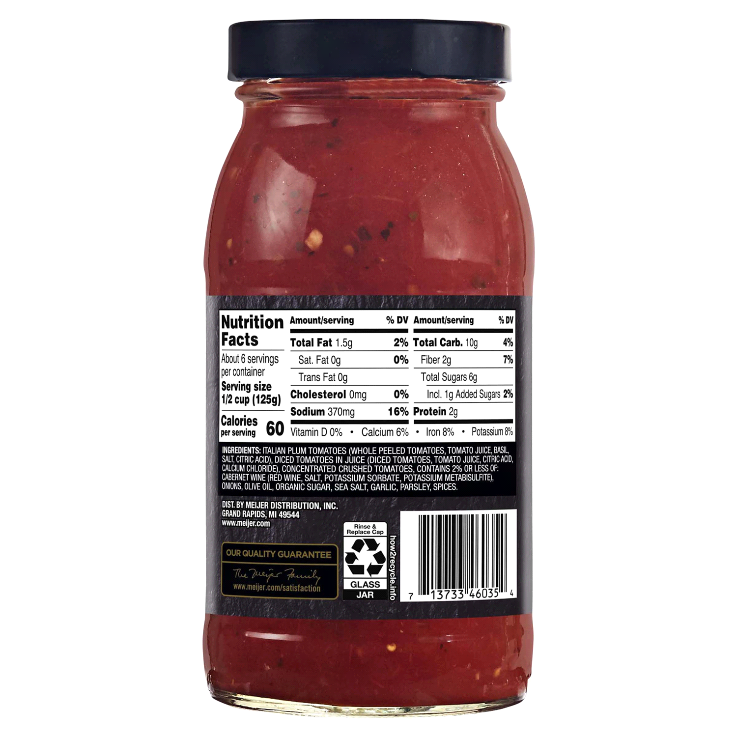 slide 3 of 3, FREDERIKS BY MEIJER Frederik's Cabernet Marinara Pasta Sauce, 25.5 oz