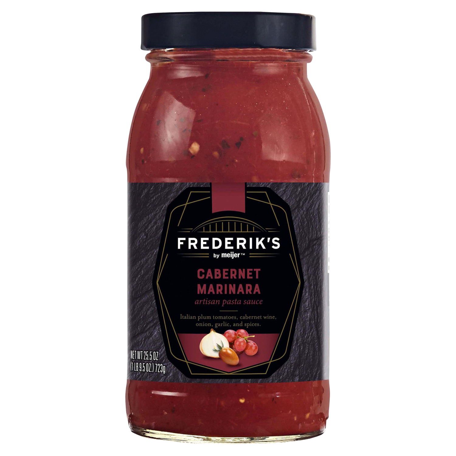 slide 1 of 3, FREDERIKS BY MEIJER Frederik's Cabernet Marinara Pasta Sauce, 25.5 oz
