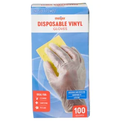 Meijer Disposable Vinyl Gloves 100ct