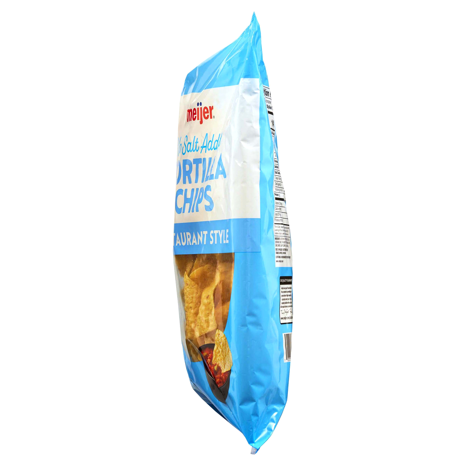 slide 2 of 4, Meijer No Salt Tortilla Chips - 13 oz, 13 oz