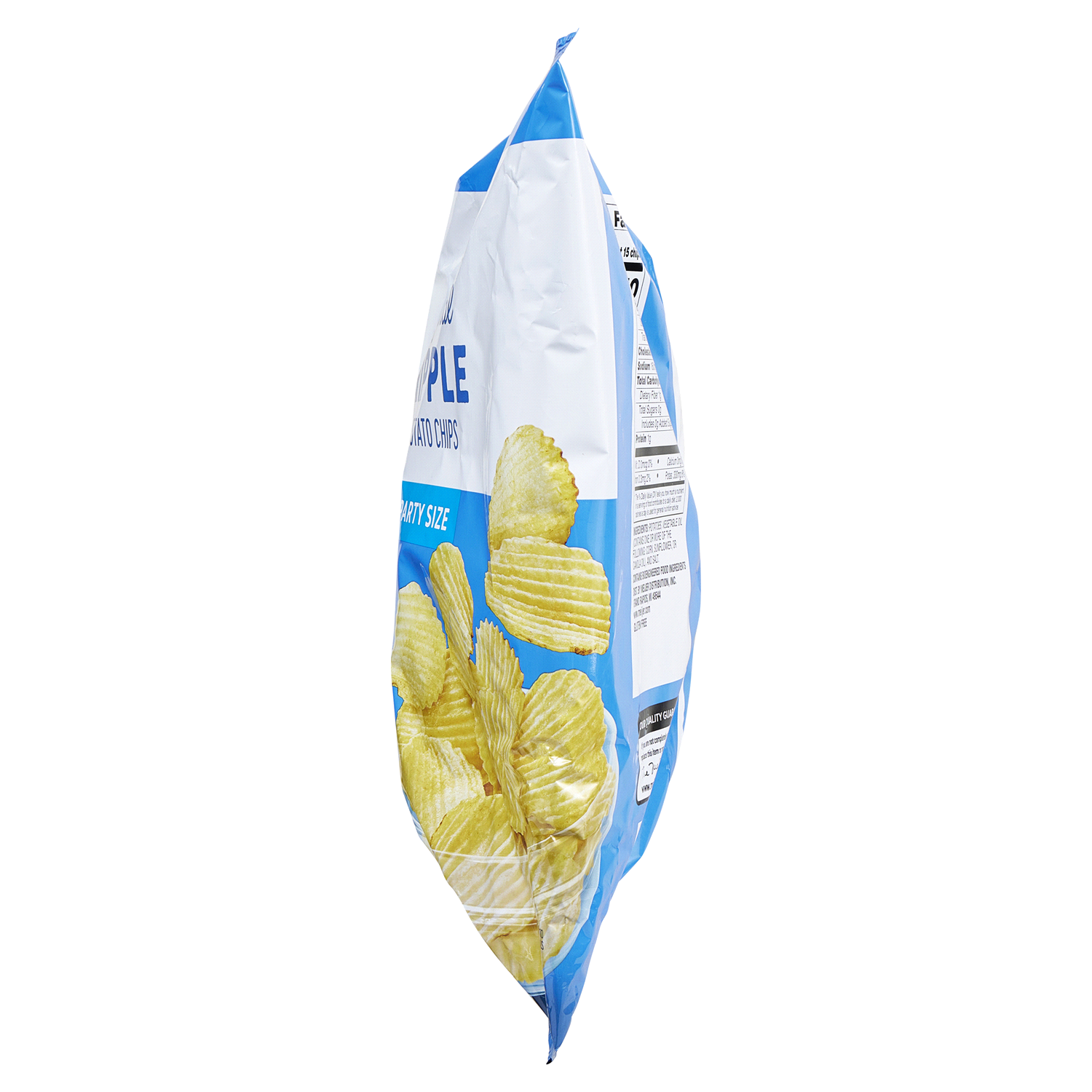 slide 2 of 4, Meijer Ripple Potato Chips Original Party Size, 12.5 oz