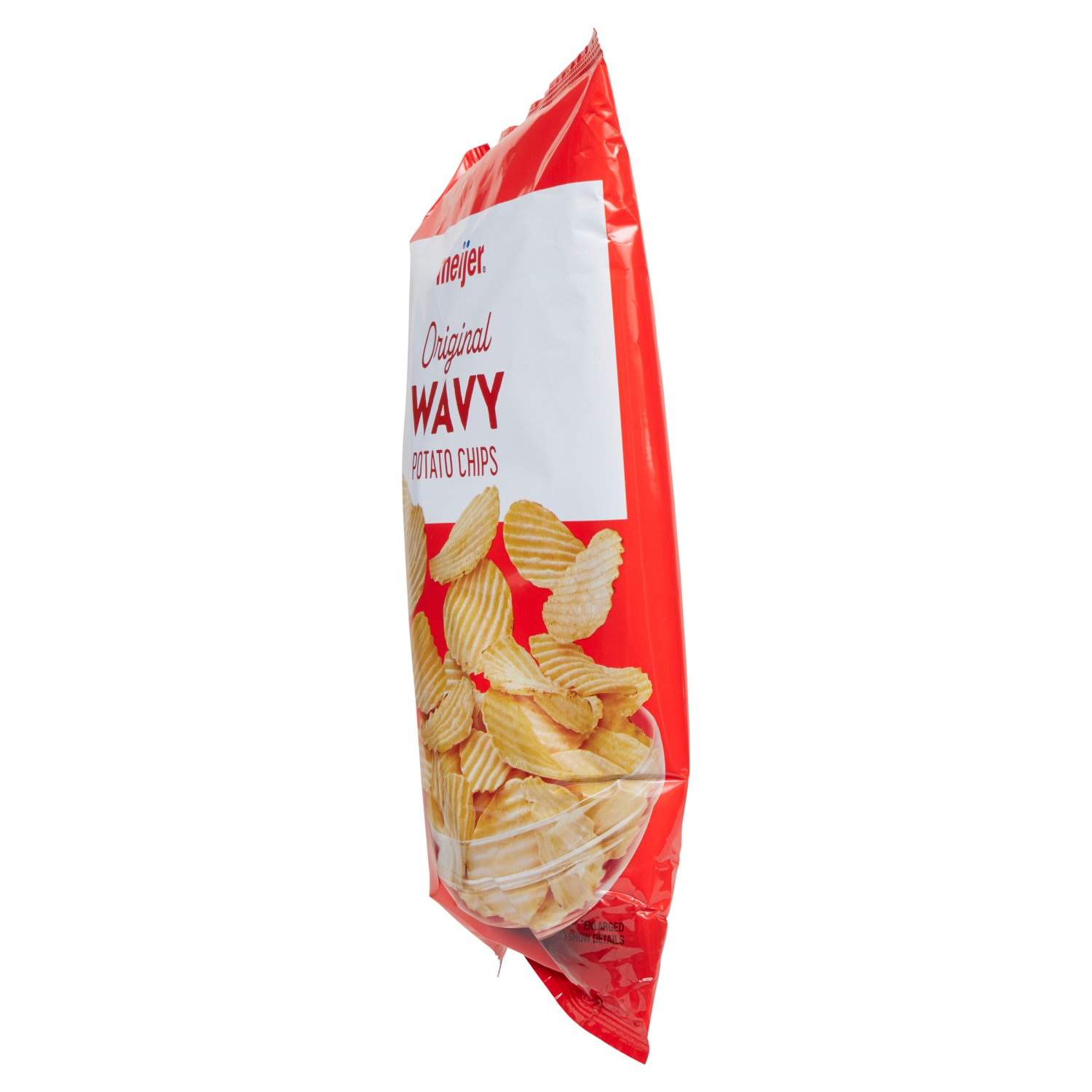 slide 3 of 6, Meijer Wavy Original Potato Chips, 7.75 oz, 7.75 oz