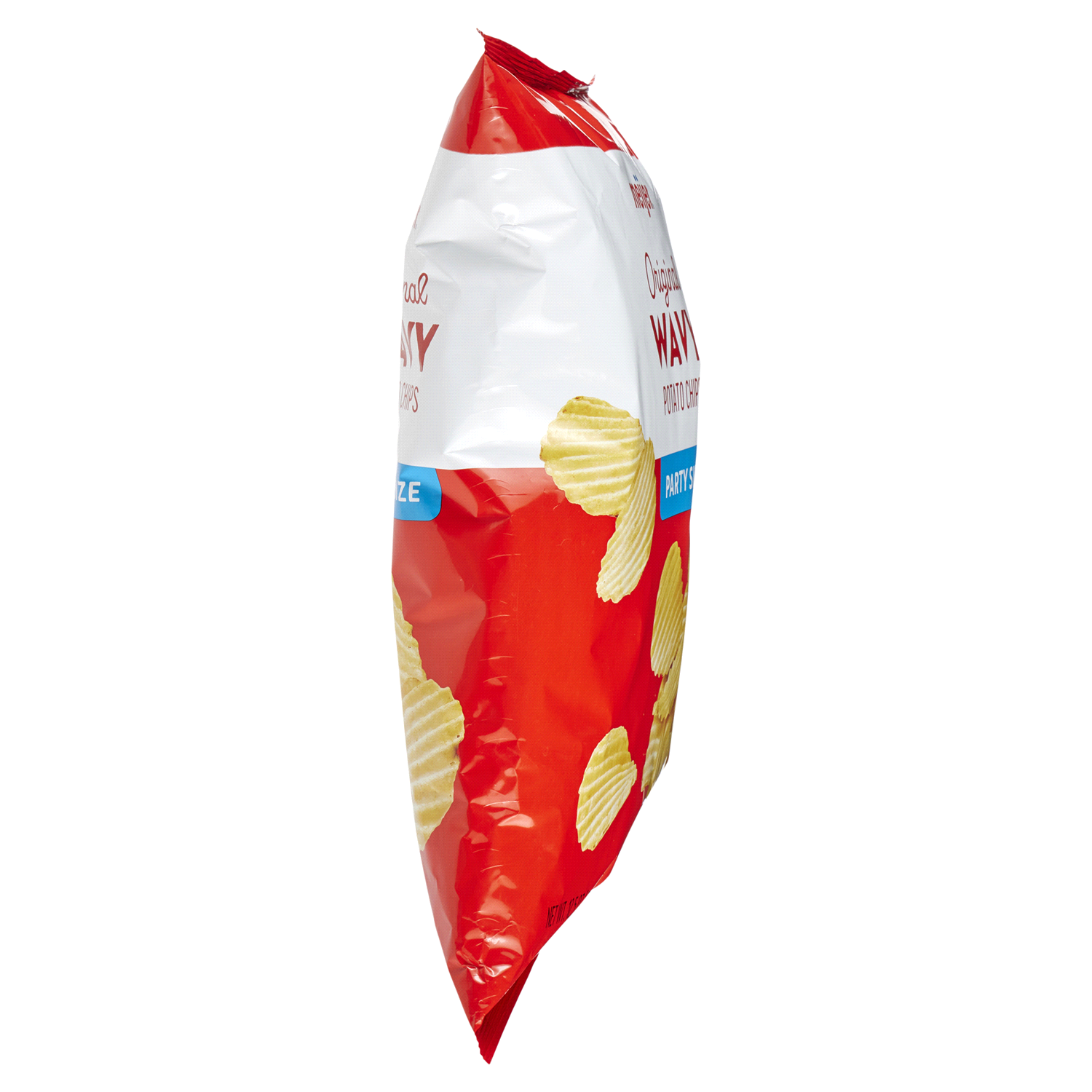 slide 2 of 4, Meijer Wavy Potato Chips Original Party Size, 12.5 oz