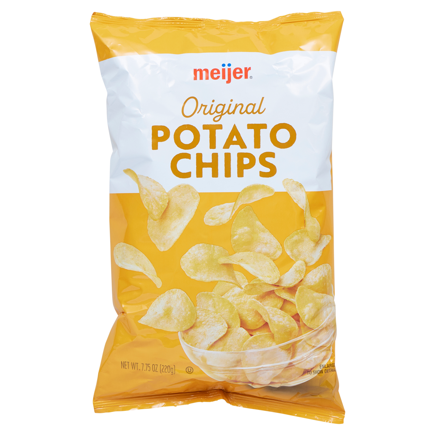 slide 6 of 6, Meijer Original Potato Chips - 7.75 oz, 7.75 oz