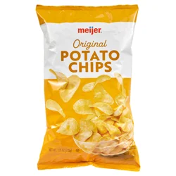 Meijer Original Potato Chips - 7.75 oz
