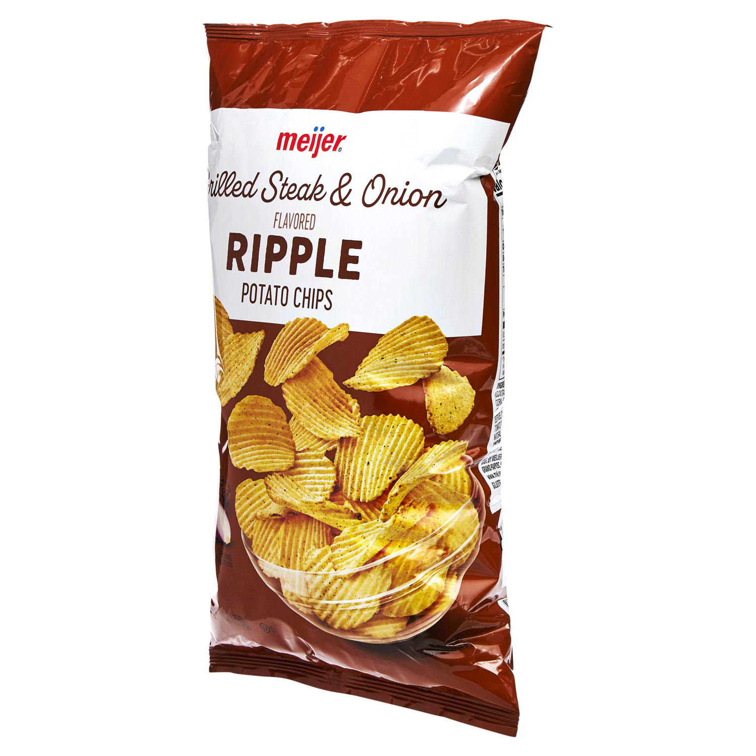 slide 4 of 5, Meijer Ripple Grilled Steak & Onion, 7.75 oz