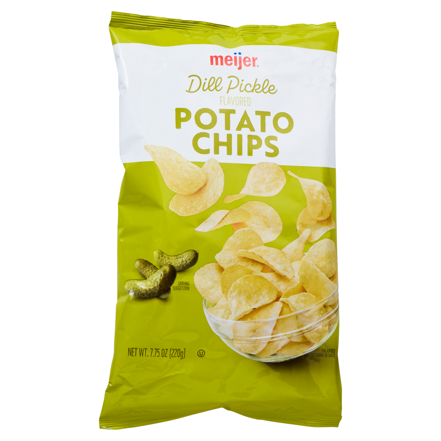 slide 5 of 6, Meijer Dill Pickle Potato Chips, 7.75 oz