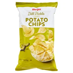 Meijer Dill Pickle Potato Chips