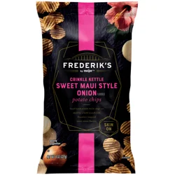 FREDERIKS BY MEIJER Frederik's by Meijer Crinkle Kettle Chips Sweet Maui Onion