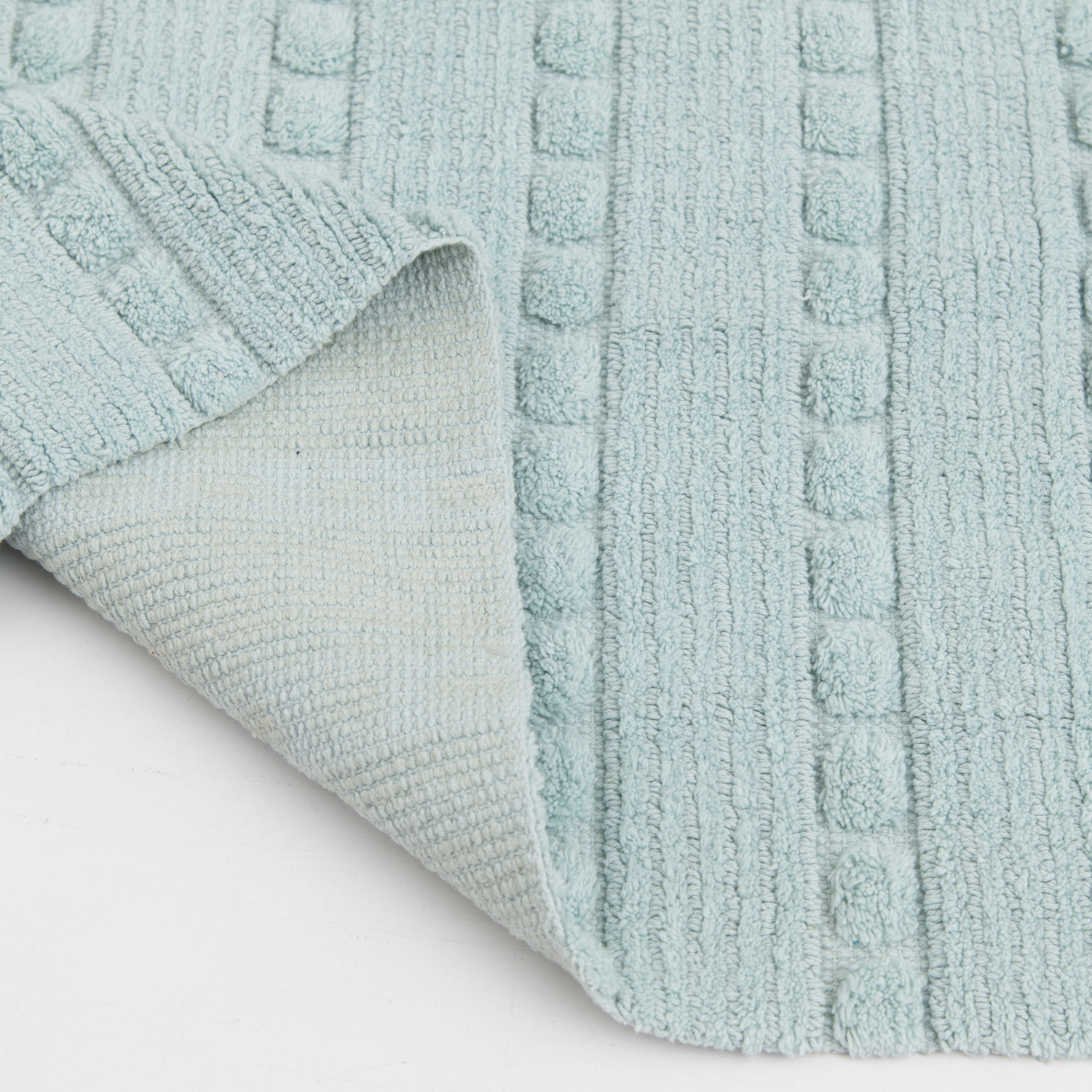 slide 4 of 4, R+R Bathroom Rug, 20 in x 32 in, Aqua, 1 ct