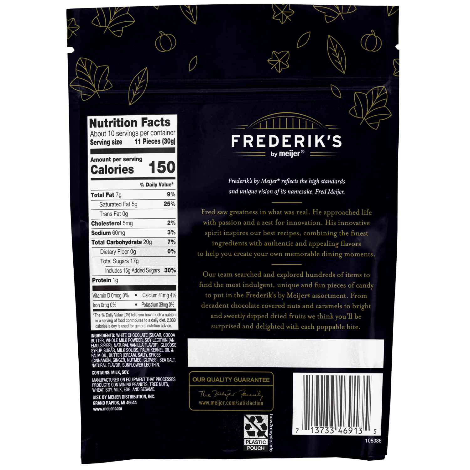 slide 2 of 2, FREDERIKS BY MEIJER Frederik's by Meijer White Chocolate Pumpkin Pie Caramels - 11 oz, 11 oz