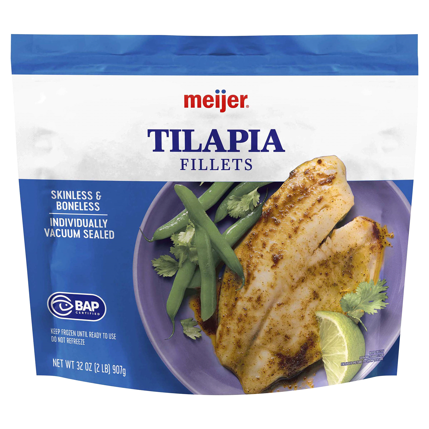 slide 1 of 2, Meijer Tilapia 2 lb, 2 lb