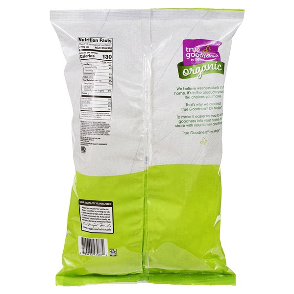 slide 5 of 9, True Goodness Org Tort Chip Rest White Sea Salt Lime, 10.1 oz