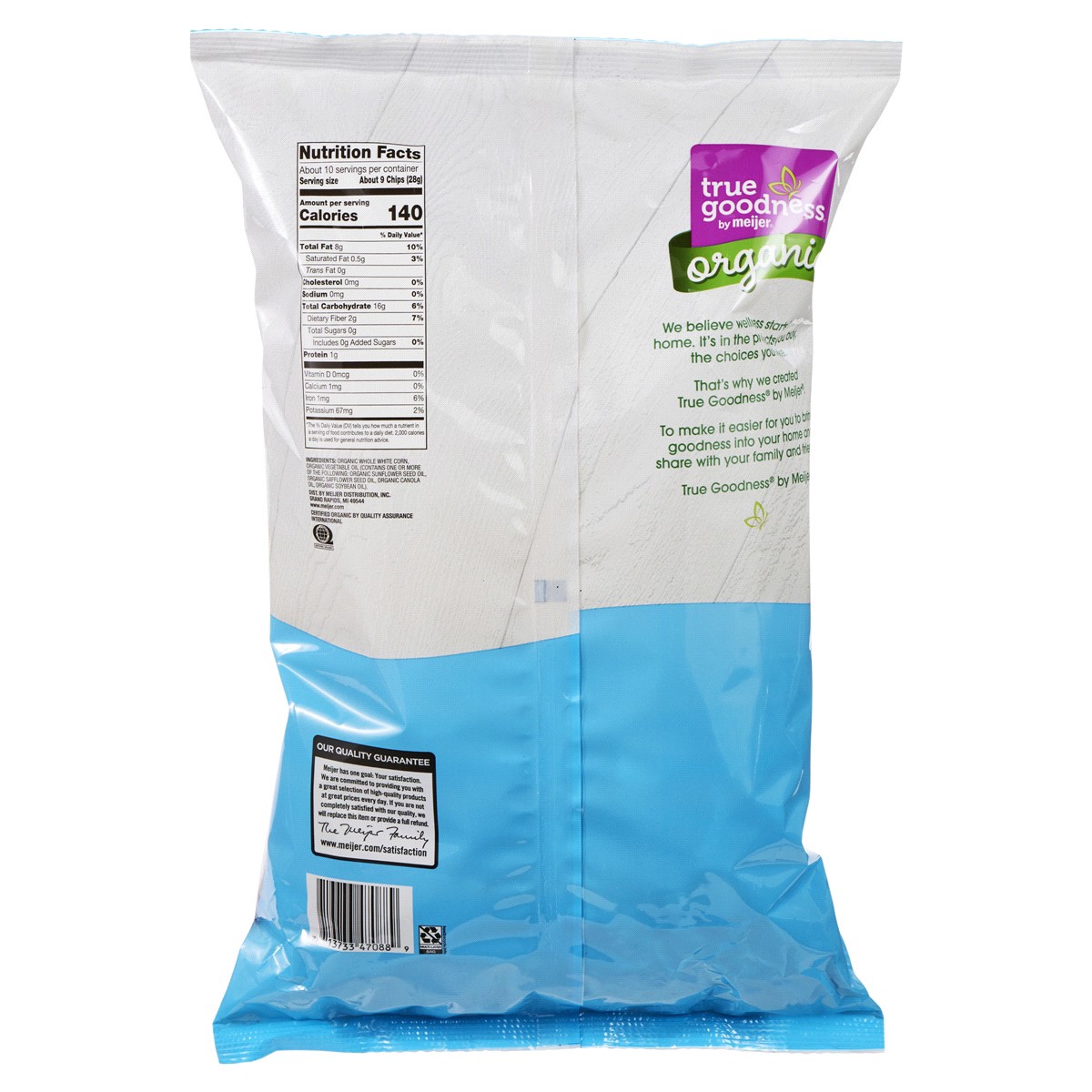 slide 3 of 9, True Goodness Org Tort Chip Rest No Salt - 10.1 oz, 10.1 oz