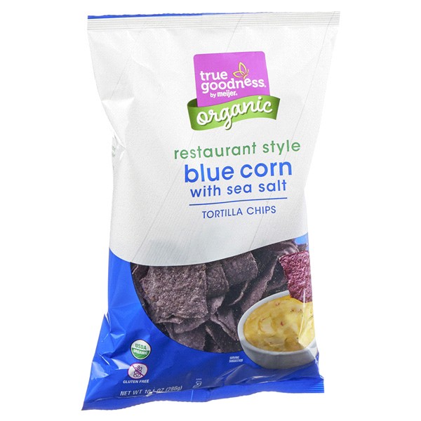 slide 22 of 25, True Goodness Org Tort Chip Blue Corn 10.1oz, 10.1 oz