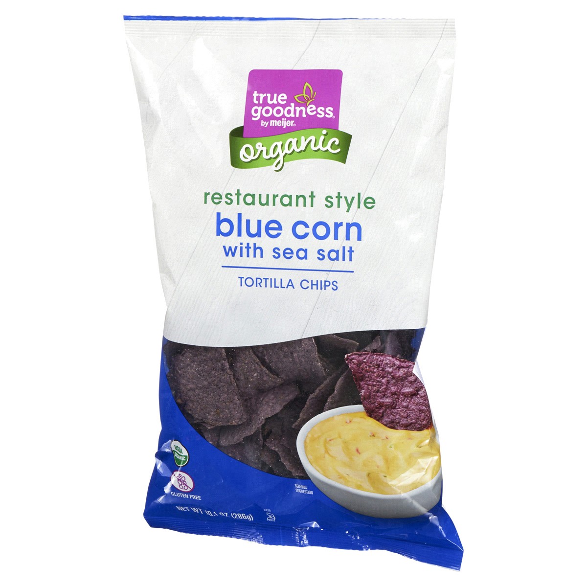 slide 14 of 25, True Goodness Org Tort Chip Blue Corn 10.1oz, 10.1 oz