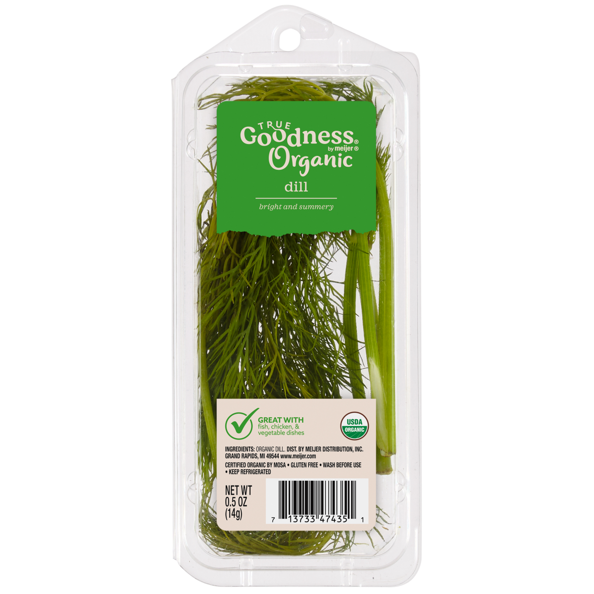 slide 1 of 5, True Goodness Organic Dill, 0.5 oz., 0.5 oz