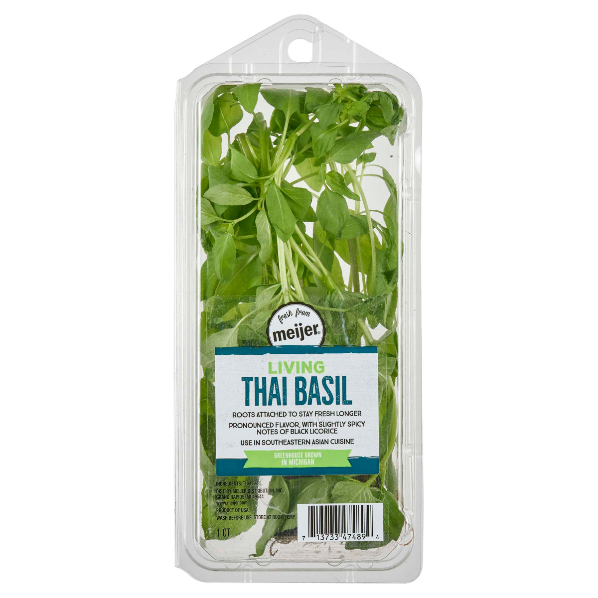 Fresh from Meijer Thai Basil Clamshell 1 ct Shipt