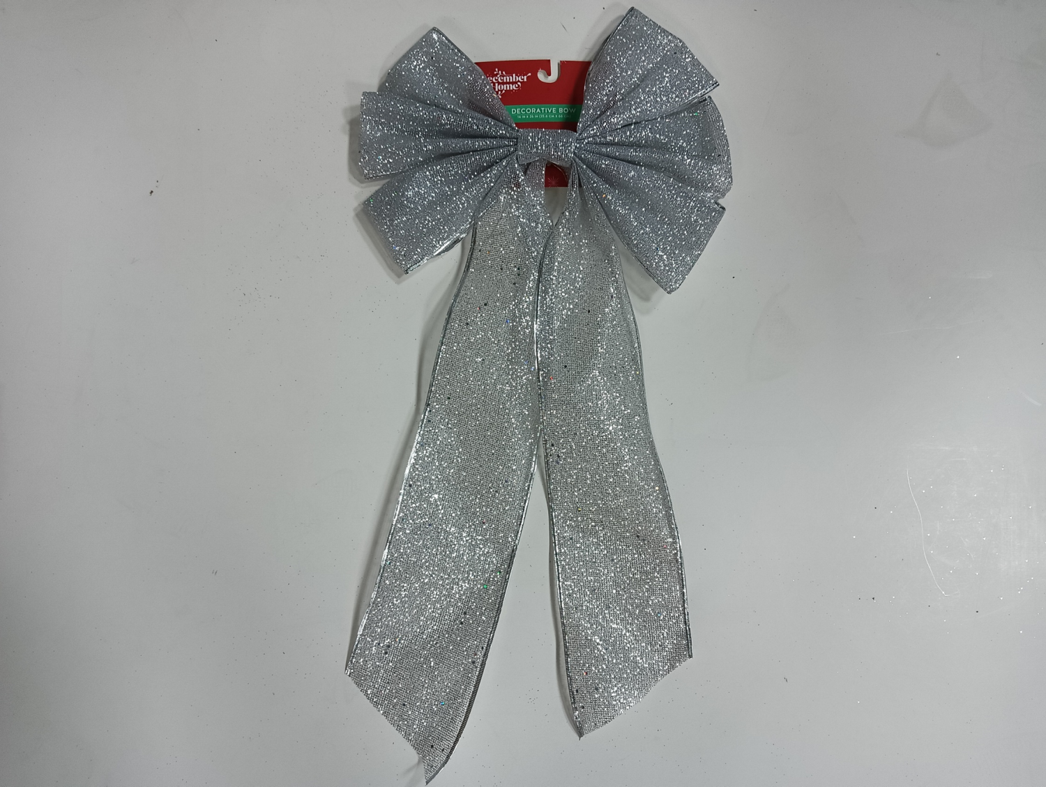 slide 3 of 3, December Home Bow Sheer 14x28 2 Ast, 14 x 28