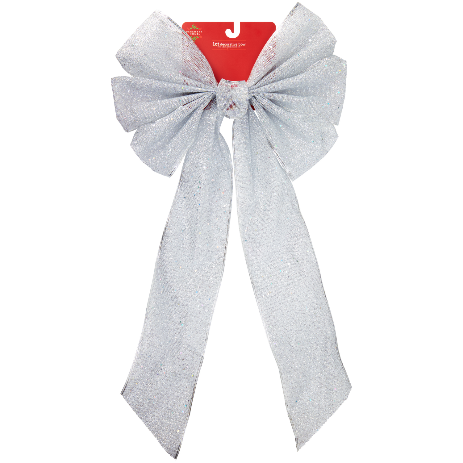 slide 1 of 3, December Home Bow Sheer 14x28 2 Ast, 14 x 28