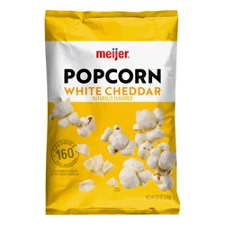 Meijer Popcorn, White Cheddar, 8.5 Oz