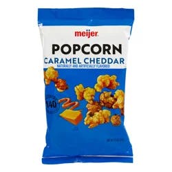 Meijer Popcorn, Caramel Cheddar, 7.5 Oz