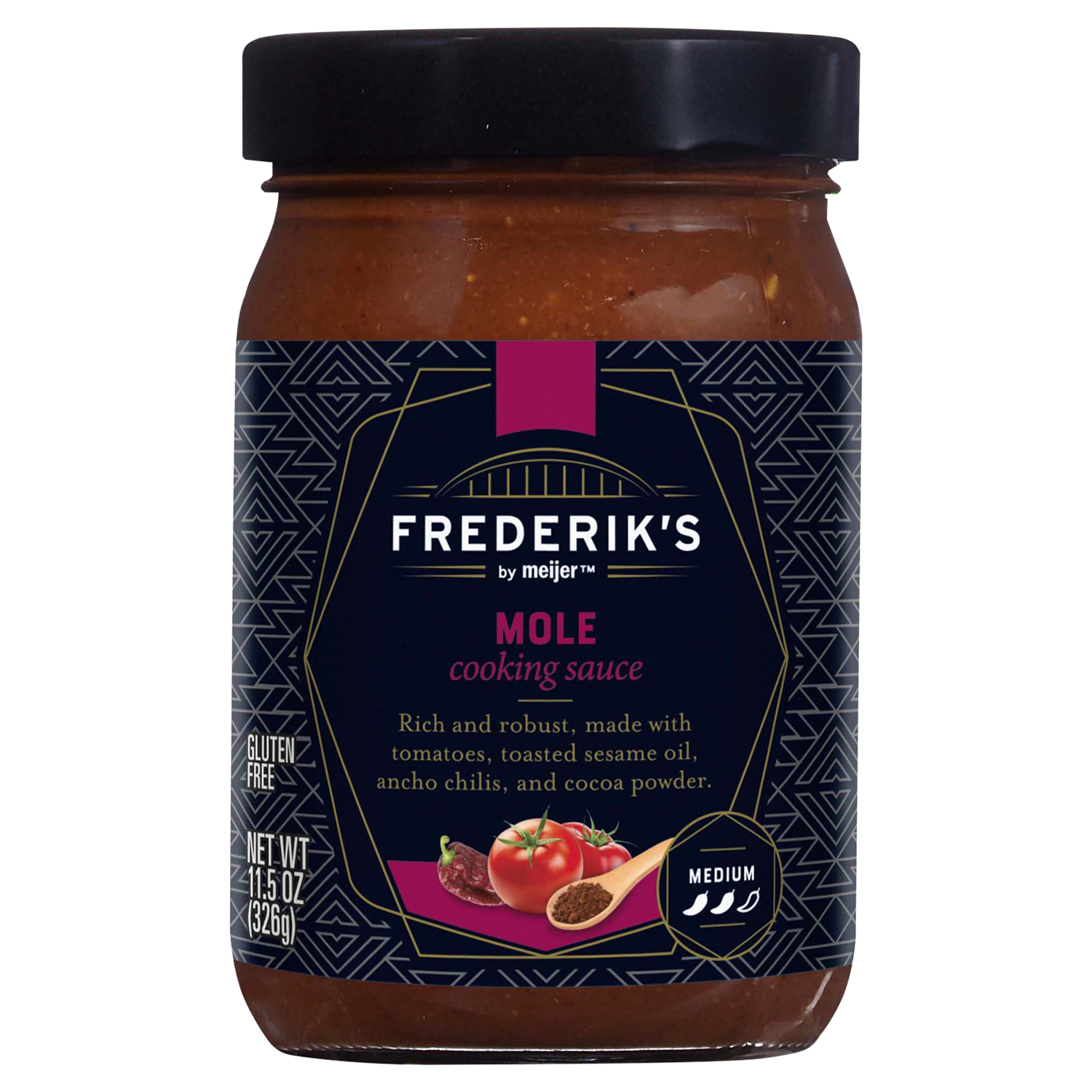 slide 1 of 3, FREDERIKS BY MEIJER Frederik's by Meijer Mole Cooking Sauce, 11.5 oz