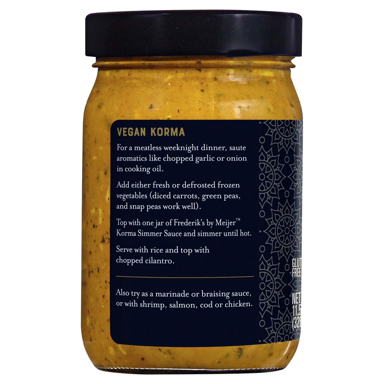 slide 2 of 3, FREDERIKS BY MEIJER Frederik's by Meijer Korma Simmer Sauce, 11.5 oz