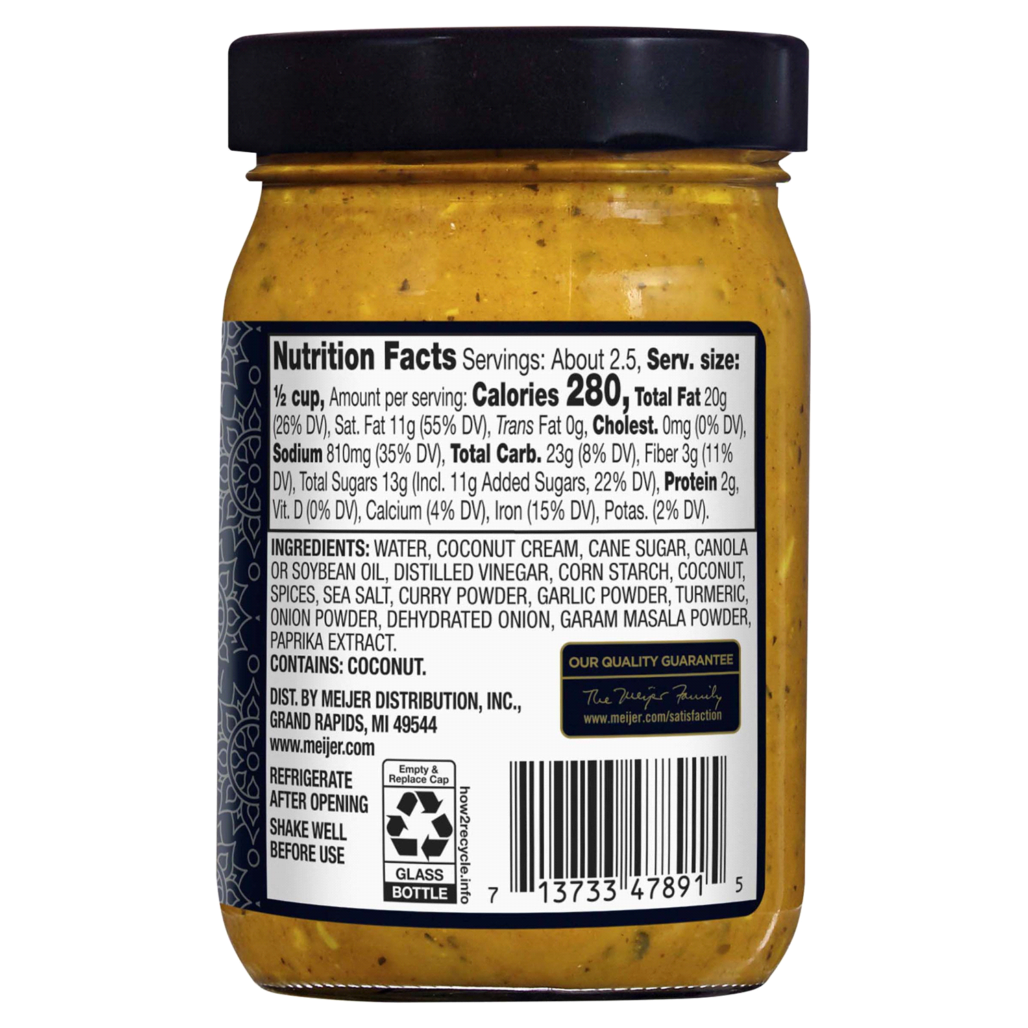 slide 3 of 3, FREDERIKS BY MEIJER Frederik's by Meijer Korma Simmer Sauce, 11.5 oz
