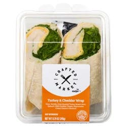 Crafted Market by Meijer Turkey & Cheddar Wrap, 8.79 oz.