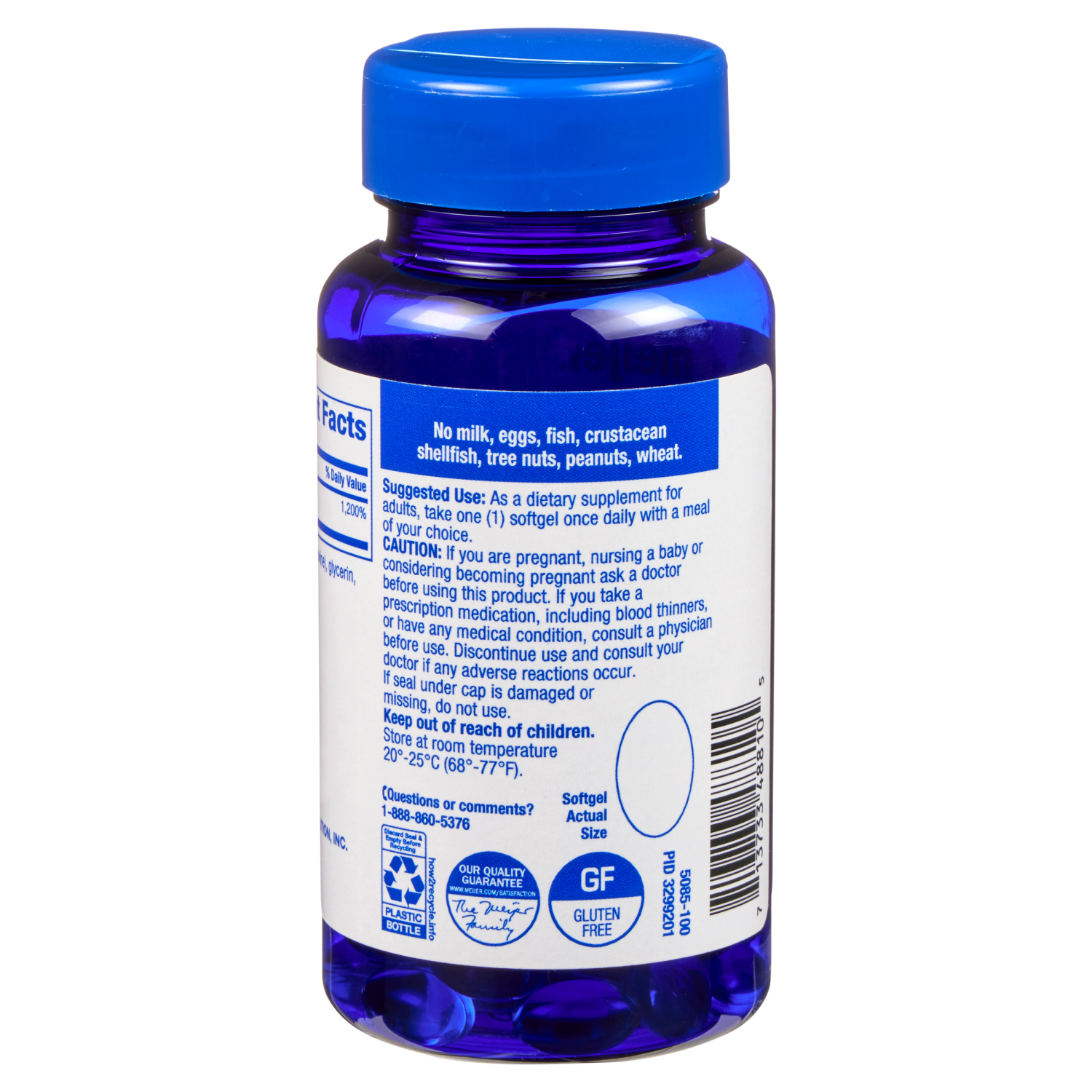 slide 2 of 3, Meijer Vitamin E (400 IU) Softgel, 100 ct