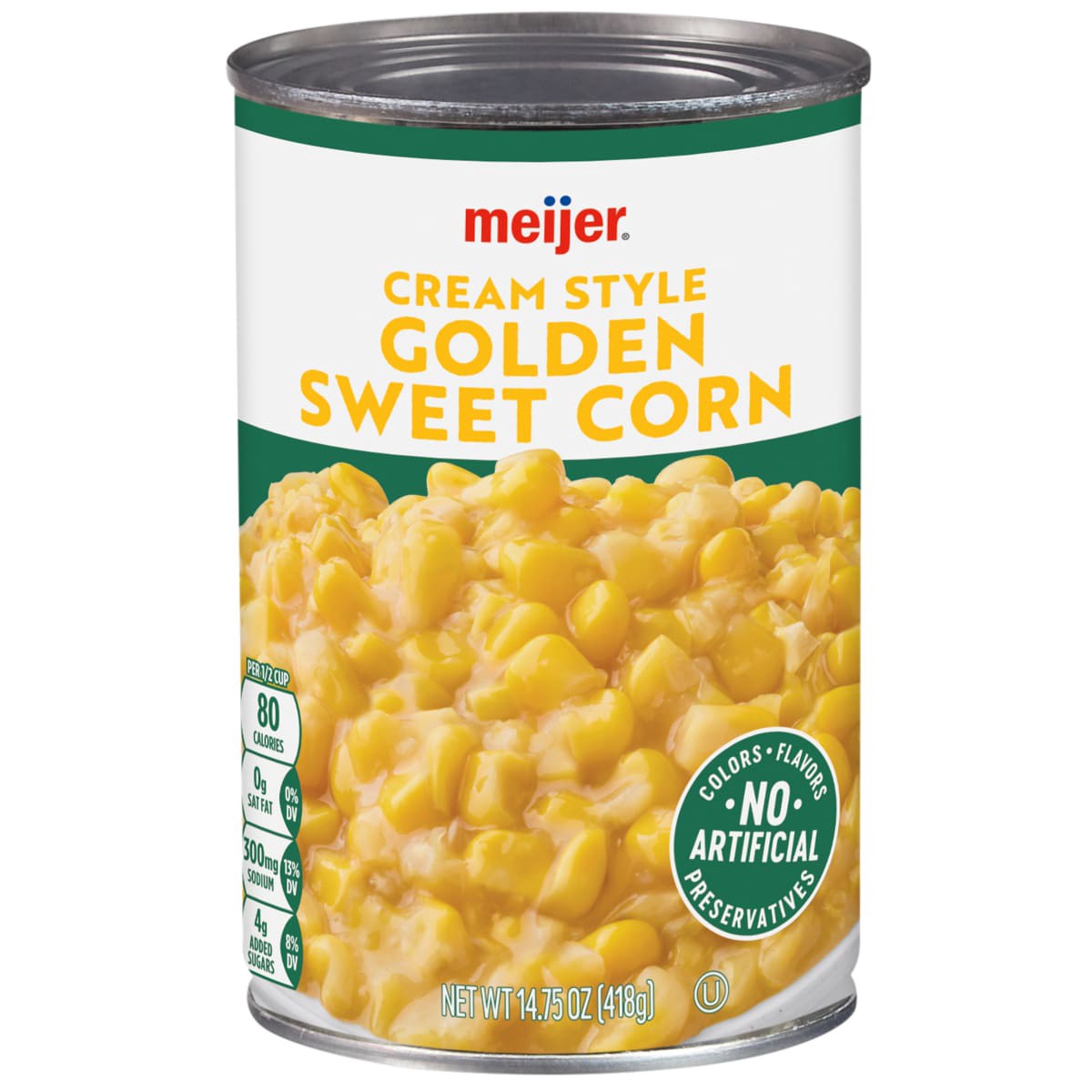 slide 1 of 17, Meijer Cream Style Golden Sweet Corn, 14.75, 14.75 oz