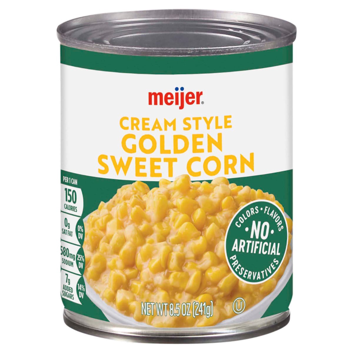 slide 1 of 5, Meijer Cream-Style Golden Sweet Corn, 8.5 oz