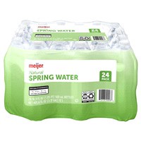 slide 2 of 5, Meijer Natural Spring Water Bottles - 24 ct; 16.9 oz, 24 ct; 16.9 oz