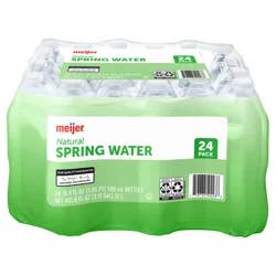 Meijer Natural Spring Water Bottles - 24 ct; 16.9 oz