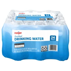 Meijer Purified Drinking Water Bottles - 24 ct; 16.9 oz